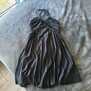 ASOS Black Halter Mini Dress